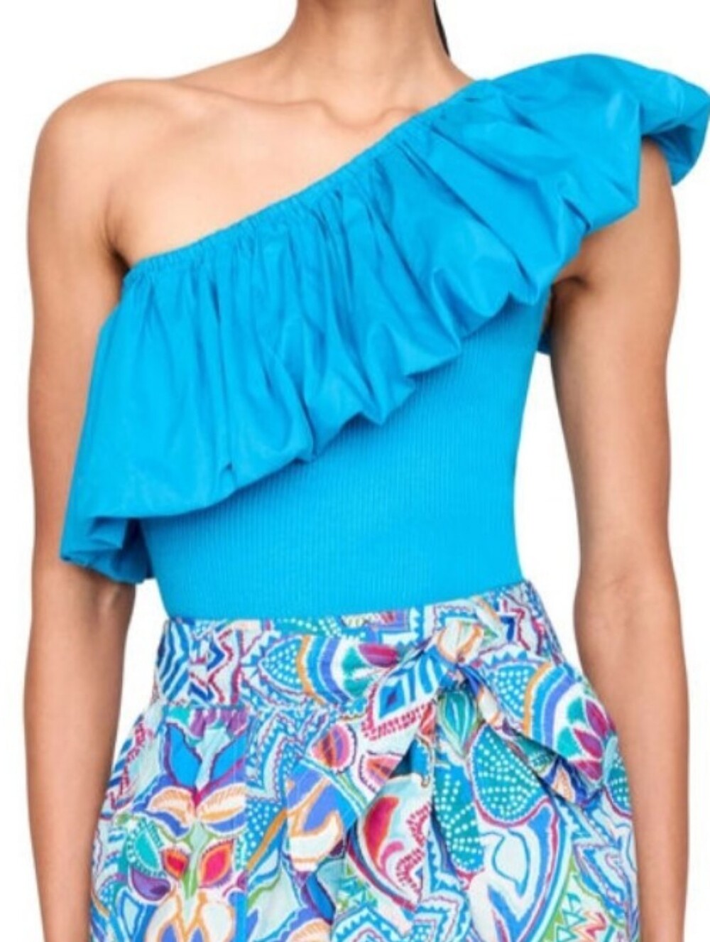 Marie Oliver Lucy Top In Bonds Blue Size Small.